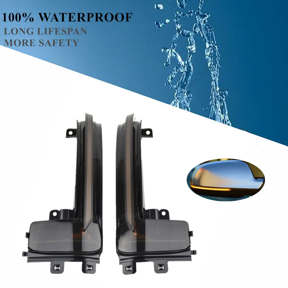 

2PCS Dynamic Blinker Turn Signal LED Sequential Side Mirror light For Audi A4 A5 B8.5 S5 RS5 RS4 RS3 A3 8P