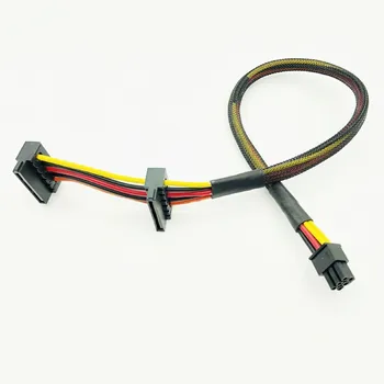 

HDD SSD SATA Power Cable for Dell Vostro 3668 3667 3650 SATA Hard Drive SSD Power Supply 6Pin to Dual SATA Connector Adapter NEW