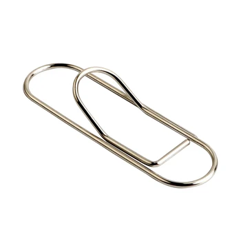 

25pcs Metal Stationery Bookmark Binding Supplies Paper Clips Home Pen Holder Crafts Pictures Notebook Journals School Office