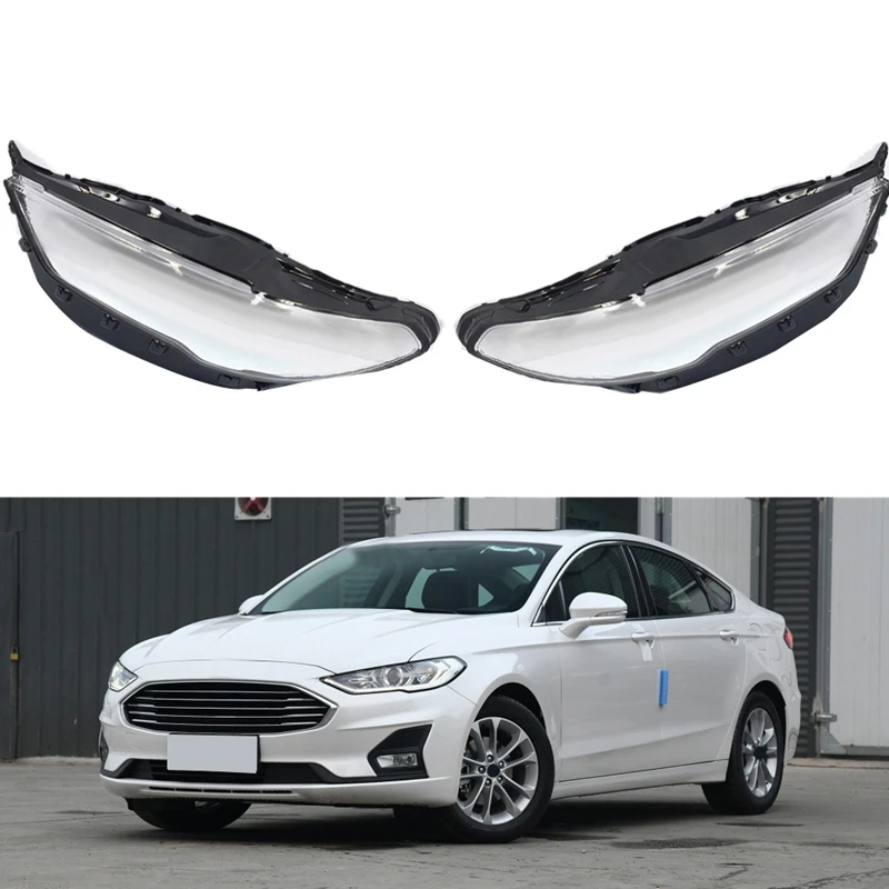 

Car Front Headlight Cover Clear Lens Shell Cover Replacement for Ford Mondeo 2017 2018