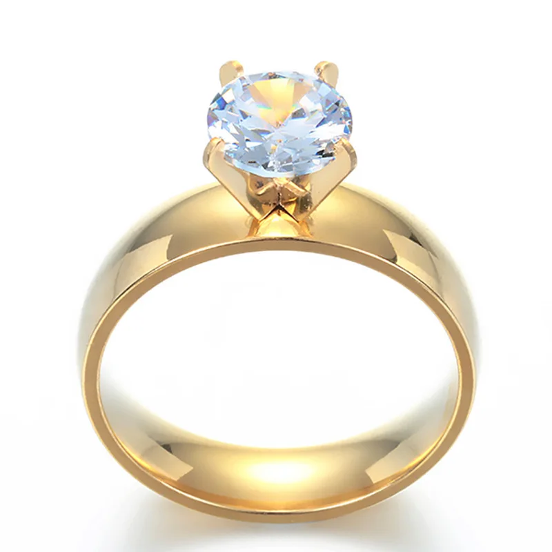 Горячее кольцо из нержавеющей стали, титановые кольца для женщин, ювелирные изделия OC171