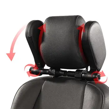 

Car Seat Headrest Travel Rest Neck Pillow Support Solution car accessories interior Auto Seat Head Cushion For Kids And Adults