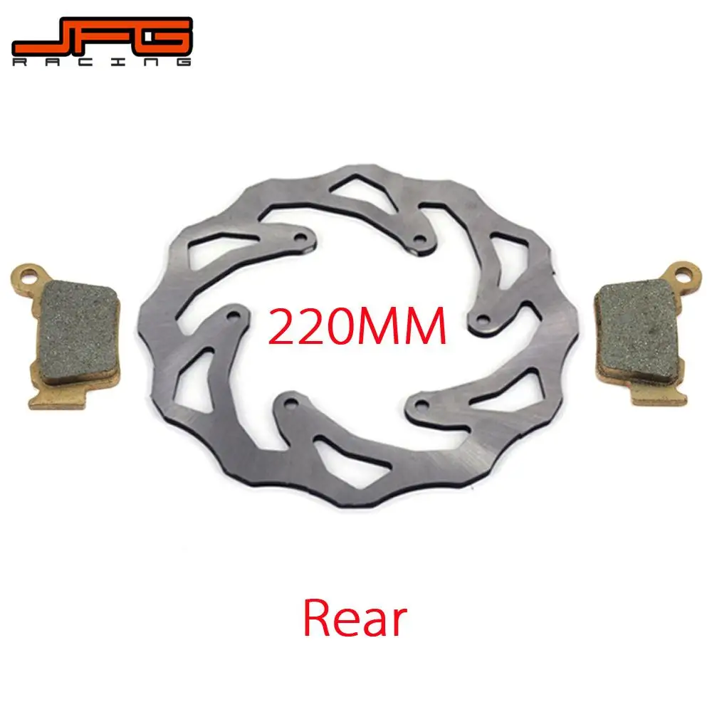 Motorcycle 220MM 260MM Front Rear Brake Discs Rotors Brake Pads KTM EXC SX SXF XC XCF XCW XCFW 125 150 250 300 350 450 530 motorcycle brake discs