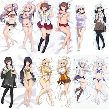 

Anime Dakimakura 2Way 160x50cm Katana Maidens Japanese Girl Sexy Body Hugging Pillow Case Cover Waifu Gift for OTAKU Bed Decor