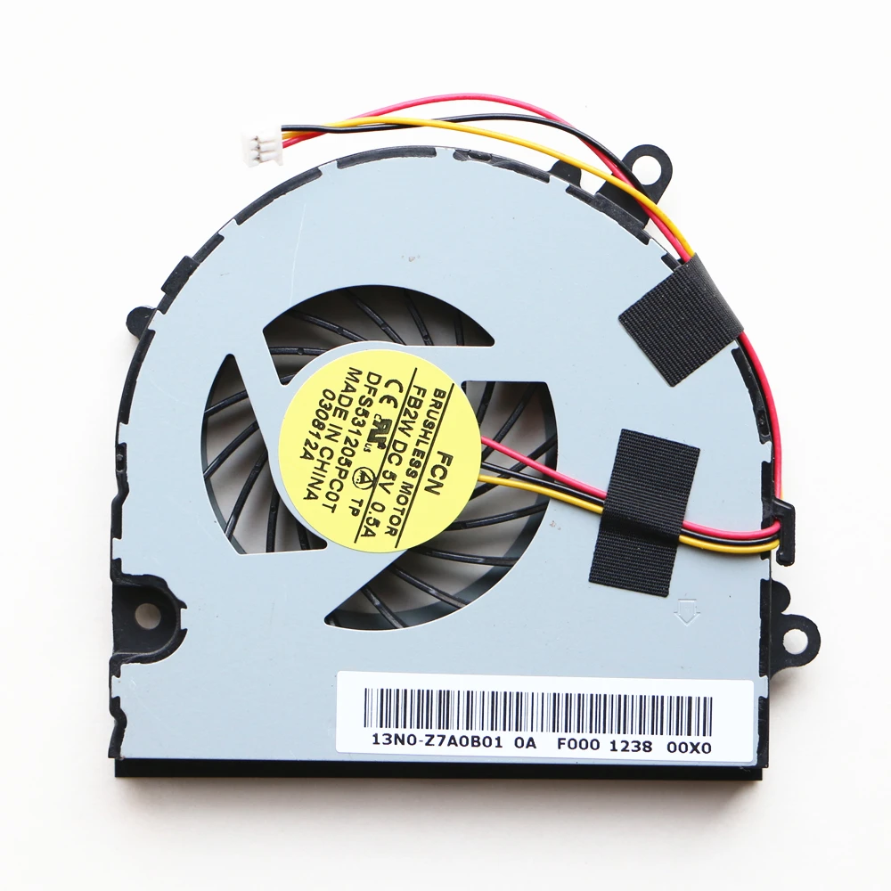 Новый FORCECON DFS531205PC0T FB2W DC5V 0.5A 13N0 Z7A0B01 охлаждающий вентилятор для Fujitsu Lifebook NH532 N532|cooling
