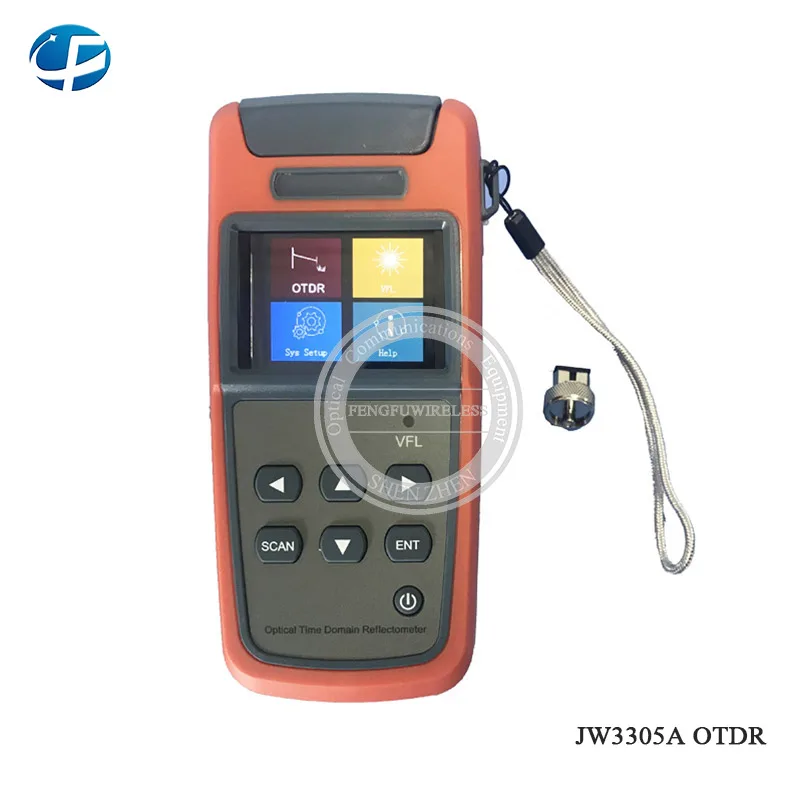 Горячие Новые Мини OTDR JW3305A оптический рефлектометр времени OTDR 1550nm 60 км встроенный Визуальный дефектоскоп функция
