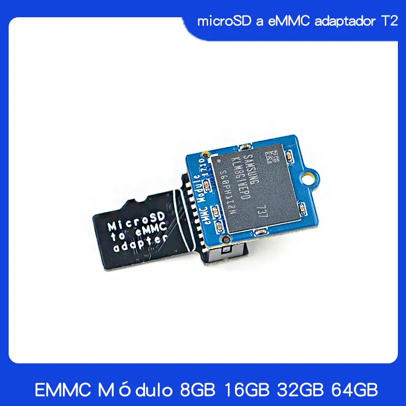  Original EMMC module 8GB 16GB 32GB 64GB with microSD turn eMMC adapter