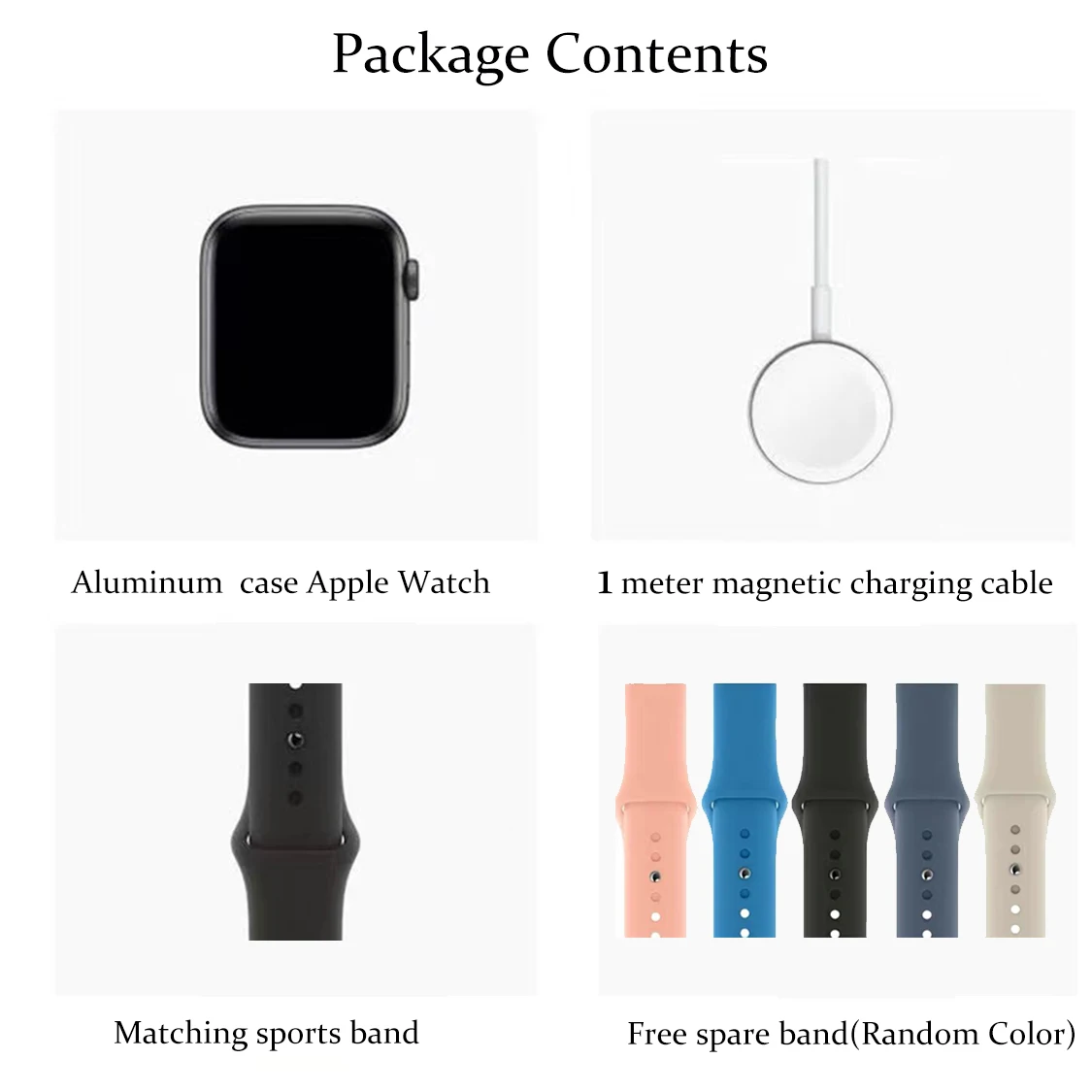 Apple Watch Series 2 GPS 38MM/42MM Original Used iWatch with 2 Colors Stainless steel Case Sport Band Smart watch