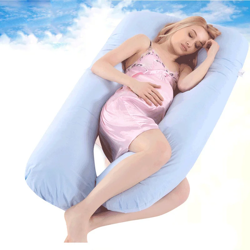 

Detachable Cotton Pillow for Pregnant Women Multi-function U-shaped Side Sleeper Nap Cushion Soft Pillow Comfortable U Shape