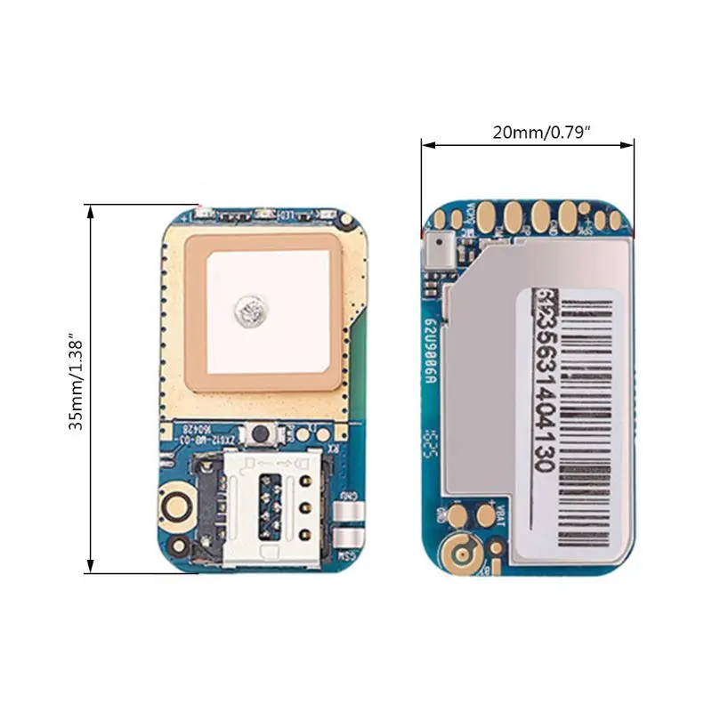  ZX612 GPS Tracker Stellungs Locator SOS Alarm Web APP Tracking PCBA Für Kid Pet