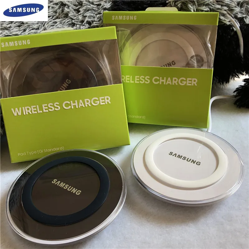 

Samsung Wireless Charger adapter 5V2A QI pad For Galaxy S7 S6 EDGE S8 S9 S10 Plus Note 4 5 X XS XR mi 9 Original Adapter Charge