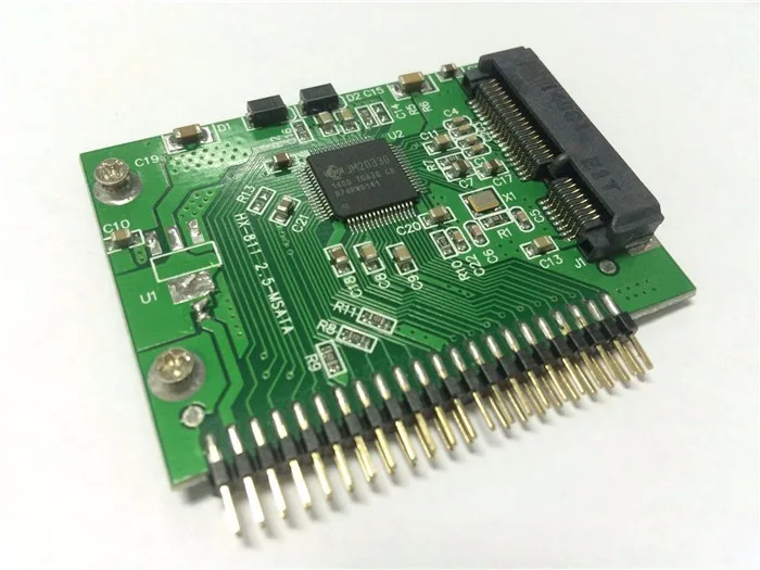 Msata Mini Pci-e sata для 1," 44pin mini IDE адаптер Жесткий диск Конвертация карты
