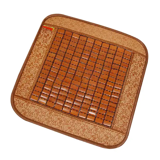 Univerzális Bambuszlemez Nyári Étkező Autó Szék Hűvös Szőnyeg Párna Ülés Fedele - Image 5