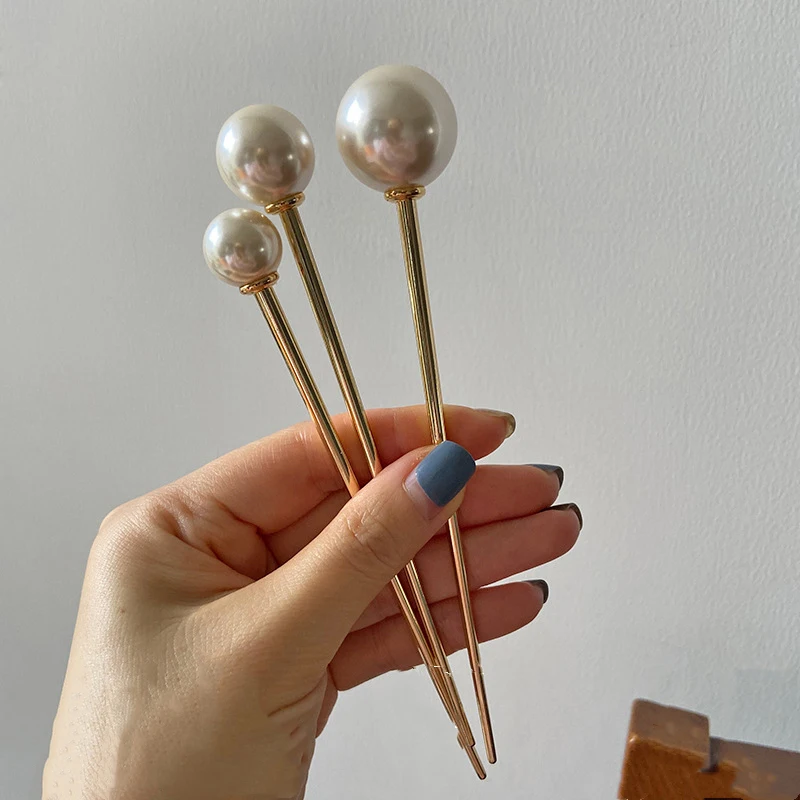 Pearl Hairpins Hair Sticks Hair Clip Hair Accessories Jewelry Gifts for Women Wedding Bridal Tiara