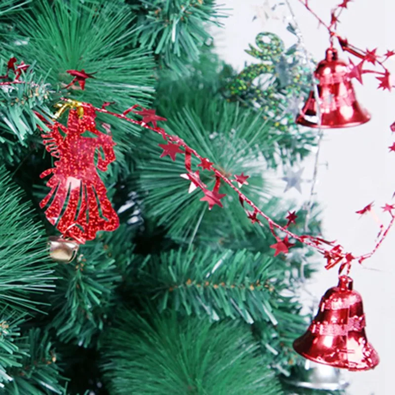 1PC Christmas Ornament Iron Jingle Bell Pendant Christmas Decoration For Home DIY Xmas Tree Pendant Decoracion