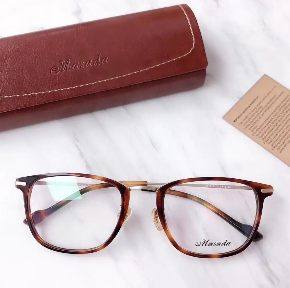 Vintage Optical Glasses Frame Glasses Frame Men And Woman Square Eyewear Classic Full Optical Prescription Eyeglasses Frames - Цвет оправы: C2