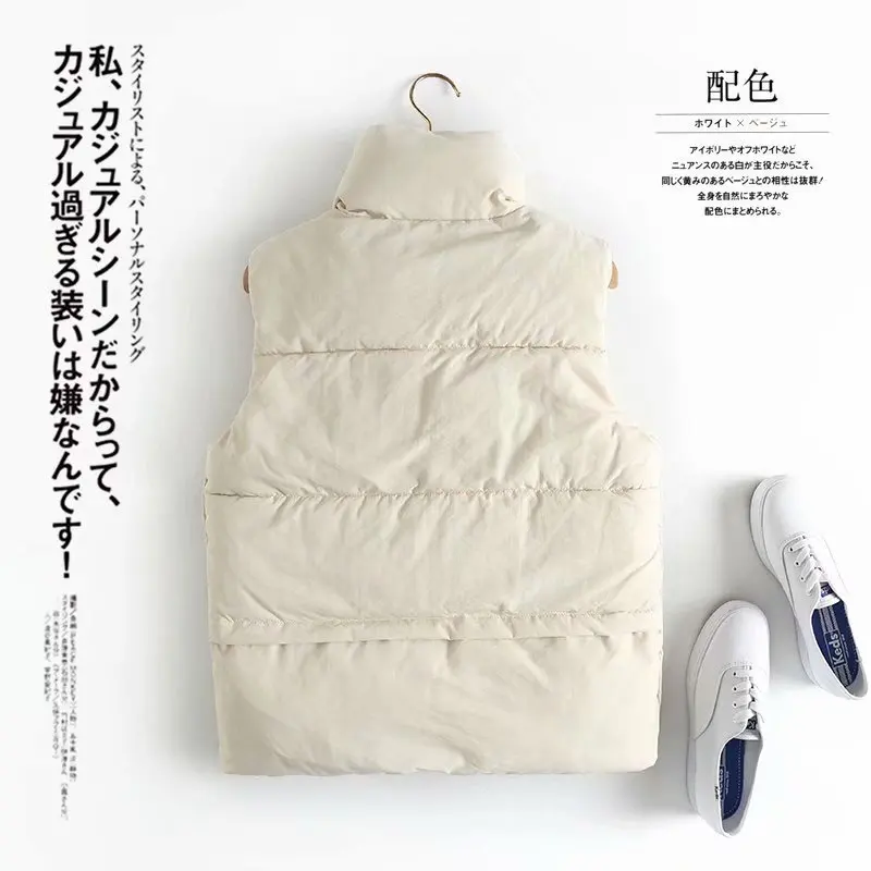 

2019 Europe And America New Style Sleeveless down Coat Street Beautiful Autumn And Winter Waistcoat