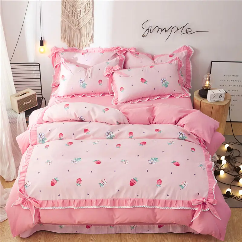 girls pink duvet