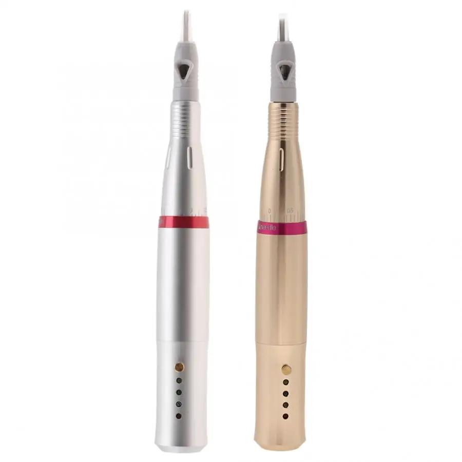 

4 Types Semi-permanent Eyebrow Tattoo Pen Microblading Lip Eyeliner Tattoo Machine Pen Rotary Gun For Eyebrow Tattoo Set
