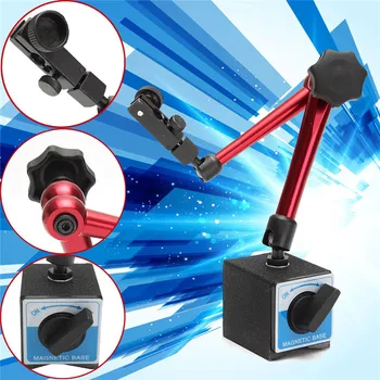 

Total Height 350mm Big Universal ON/OFF Stand Base Flexible Magnetic Base Holder Stand Tool & Dial Indicator Test Tool