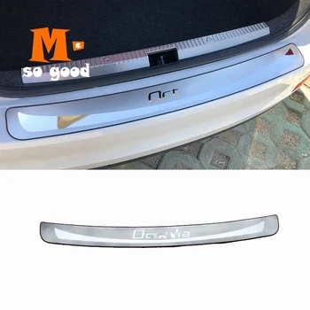 

1pcs Stainless Steel Ultra thin back rear trunk Sill Scuff Plate Protection pedal Cover Trim For Skoda Octavia A7 2014 2015 2016