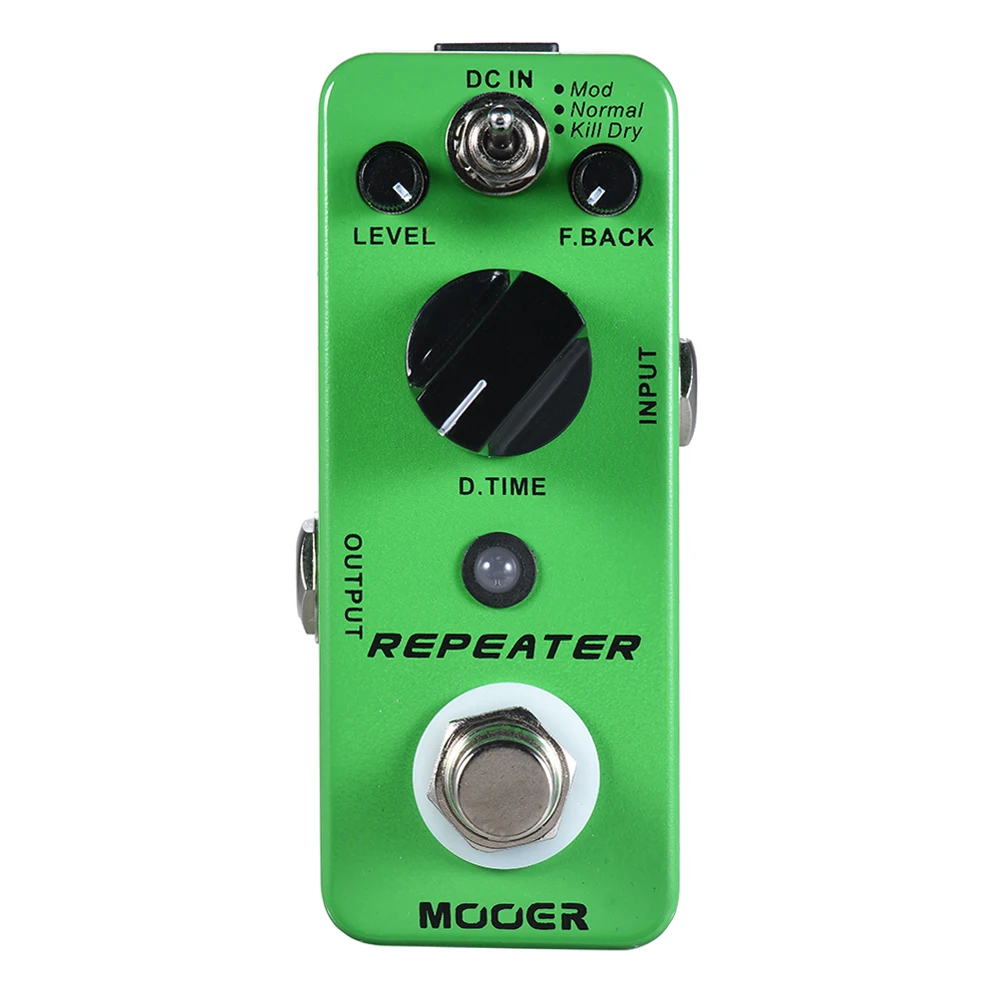 MOOER репитер цифровые гитарные педали с эффектом Delay 3 режима True Bypass полностью металлический корпус