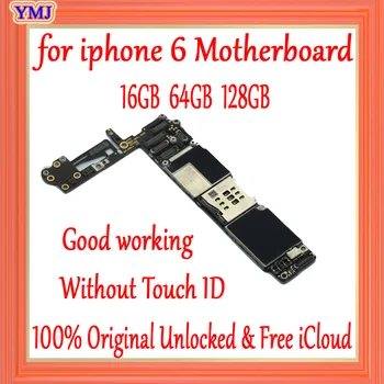 

for iphone 6 4.7inch Motherboard without Touch ID,Original unlocked for iphone 6 Mainboard with IOS System,Good Working