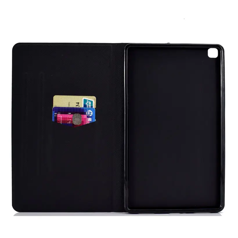 Tower Painted Case For samsung galaxy tab A 8.0 SM-T290 SM-T295 T295 T297 Cover Funda Tablet Flip Stand Shell Coque+Gift