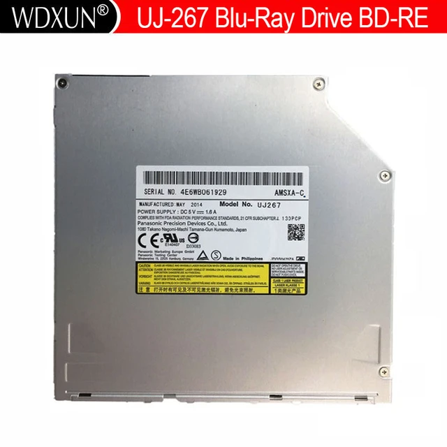 元のトーク新しいブルーレイドライブ内部bd-re uj-267 6x sata 9.5ミリメートルブルーレイバーナー用パナソニックuj267  sataスロットでブルーレイバーナー