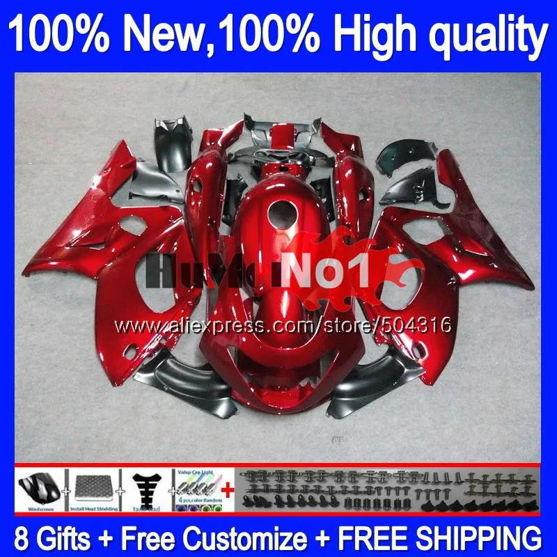 YZF 600R для YAMAHA YZF600R Thundercat 2002 2003 2004 05 06 07 39MC. 145 YZF-600R 96 02 03 04 2005 2006 2007 Обтекатели металлический красное вино стекло - Цвет: No. 1