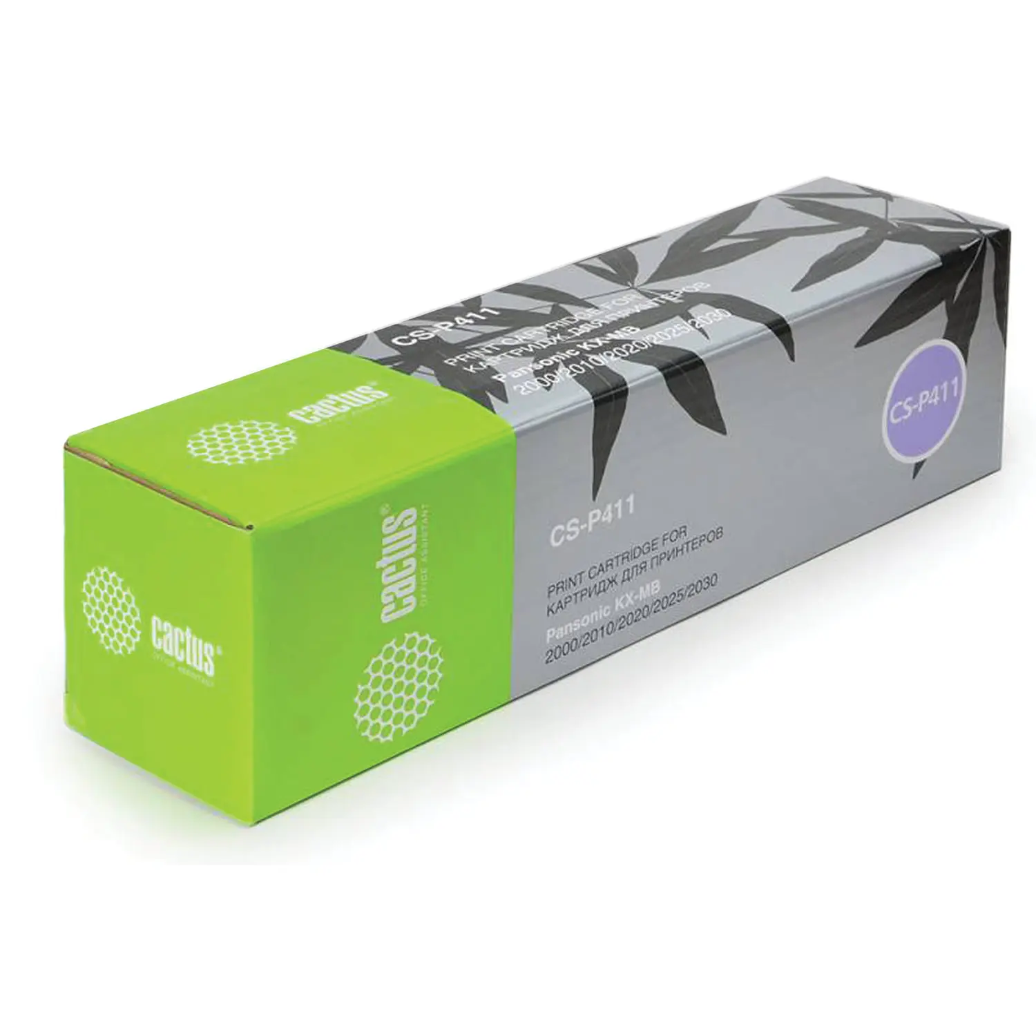 Тонер-картридж CACTUS (CS-P411) для PANASONIC KX-MB1900/2000/2020/2030 ресурс 2000 стр. (цена за 2 шт) |