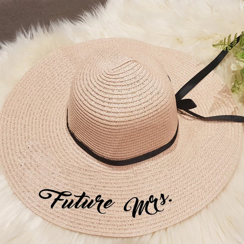 Future Mrs floppy hat Bride to be 