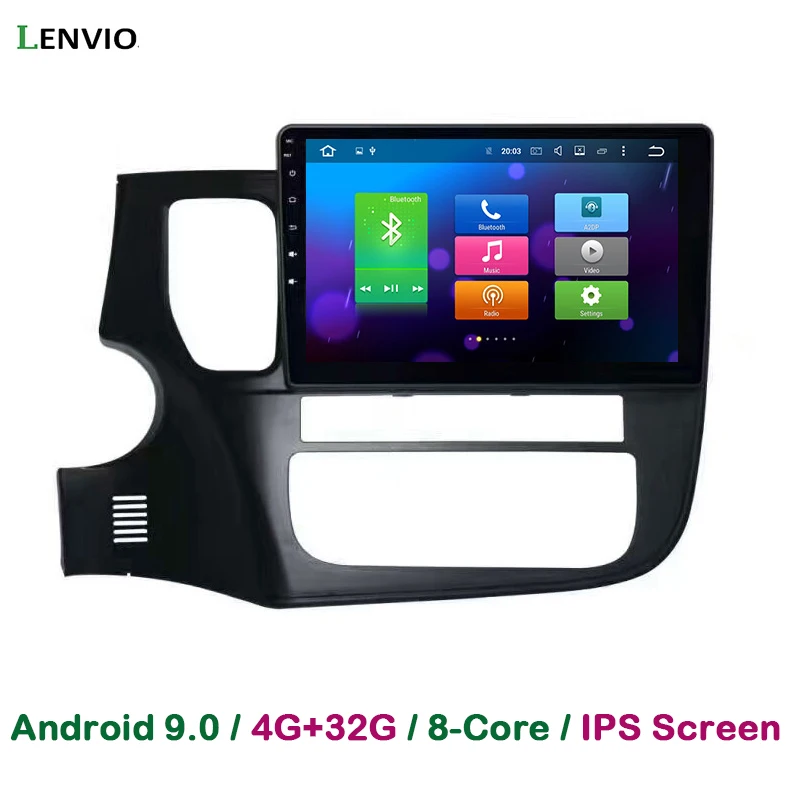 Lenvio 4G ram 32G rom Восьмиядерный Android 9,0 автомобильный DVD gps навигационный плеер для Mitsubishi Outlander 2013 радио ips