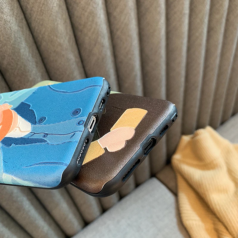 Мягкая задняя крышка с шелковой текстурой в стиле ретро для huawei P20 P30Lite mate 20 30 Pro Honor 10 8X 9X V20 20Pro Nova 3 4 5 5i