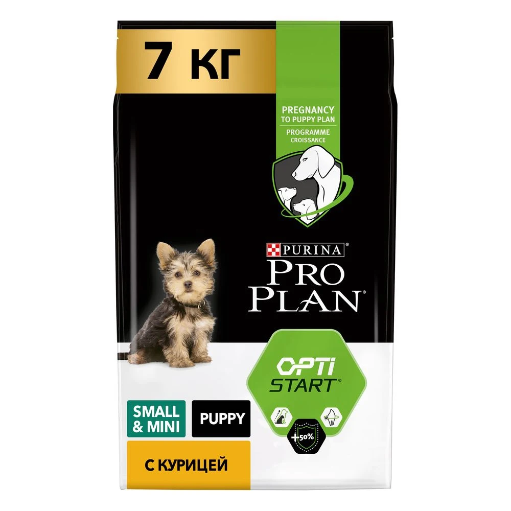 Корм для собак Purina Pro Plan щенков мелких пород с комплексом OPTISTART® курицей и рисом