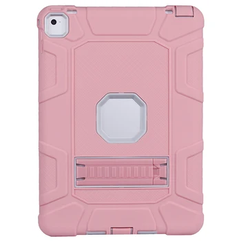 

Shockproof Heavy Duty Rubber Hard Stand Case Cover For iPad Pro 9.7 Color: Rose Gold+Gray