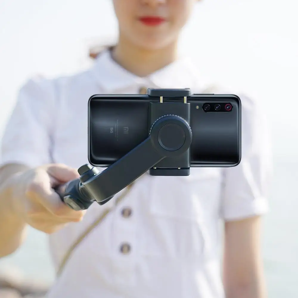 Xiaomi bluetooth селфи-Палка с ручной карданный стабилизатор для смартфона 6-осевой датчик растяжимый шест Штатив для huawei Xiaomi сенсорный экран телефона