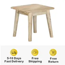 Table basse en bois de mangue massif, Table d'appoint pour salon, Table nordique Simple pour canapé, 45x45x40 cm