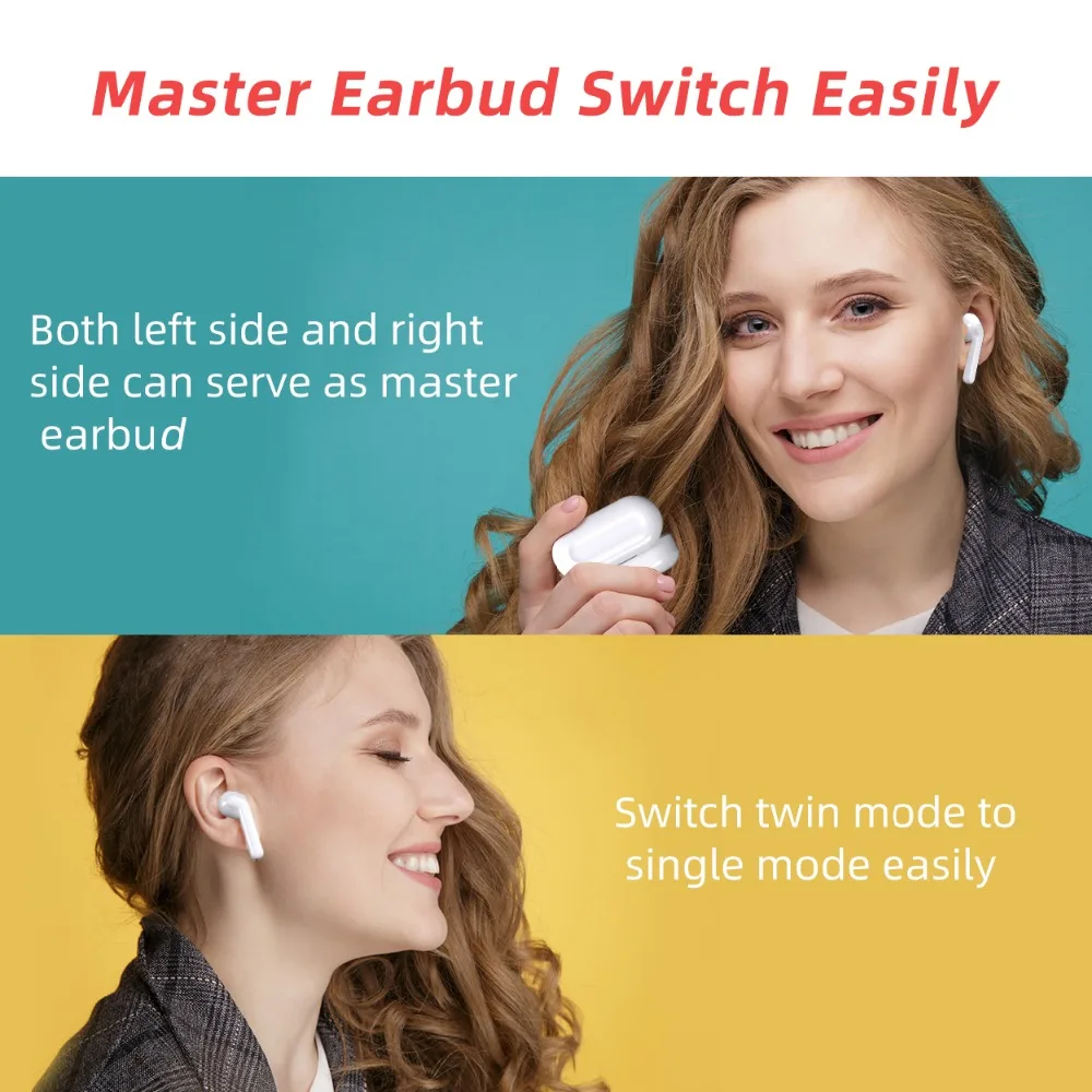 Mpow M21 TWS Earphone Bluetooth 5.0 Wireless Headphones 18 Hours Playing Tiem With Charging Case Touch Control Earbuds For Phone (4)