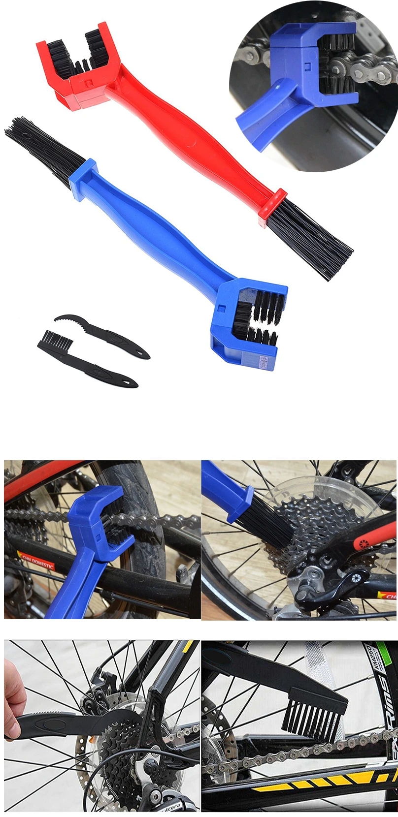 Велосипедный очиститель цепи для велосипеда щетка MTB дорожный горный скребок для велосипеда мотоциклетная шайба велосипедный пластиковый инструмент Аксессуары для велосипеда
