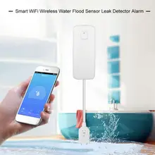 Датчик утечки воды tuya Smart WiFi беспроводной датчик потока воды детектор утечки сигнализации приложение уведомления детектор воды