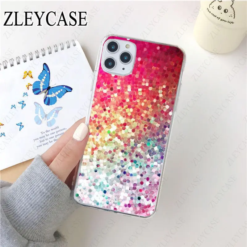 Glitter Iridescent Holographic Blue pink Color