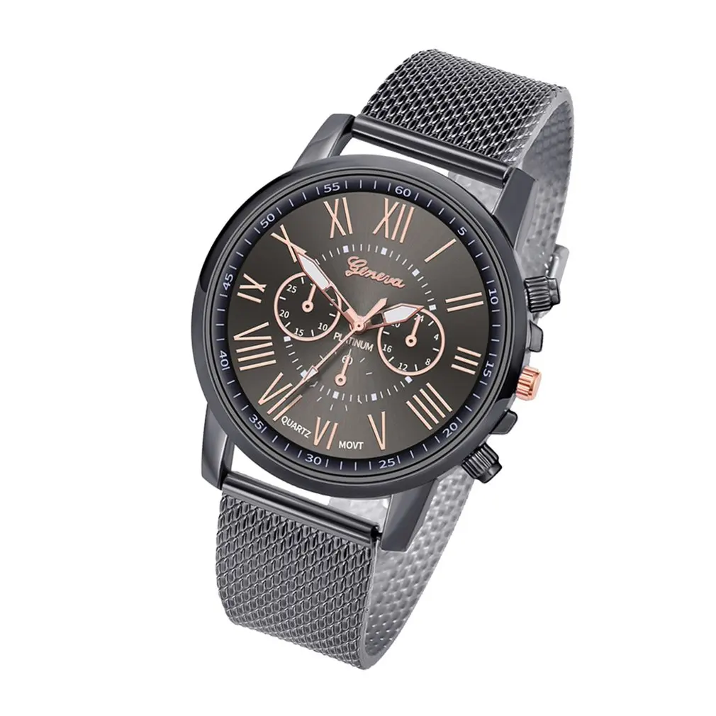 ZA36 Casual Fashion Ladies Quartz Watch Steel Mesh Band Quartz Watch Personality Wild Women Watch Best Gift