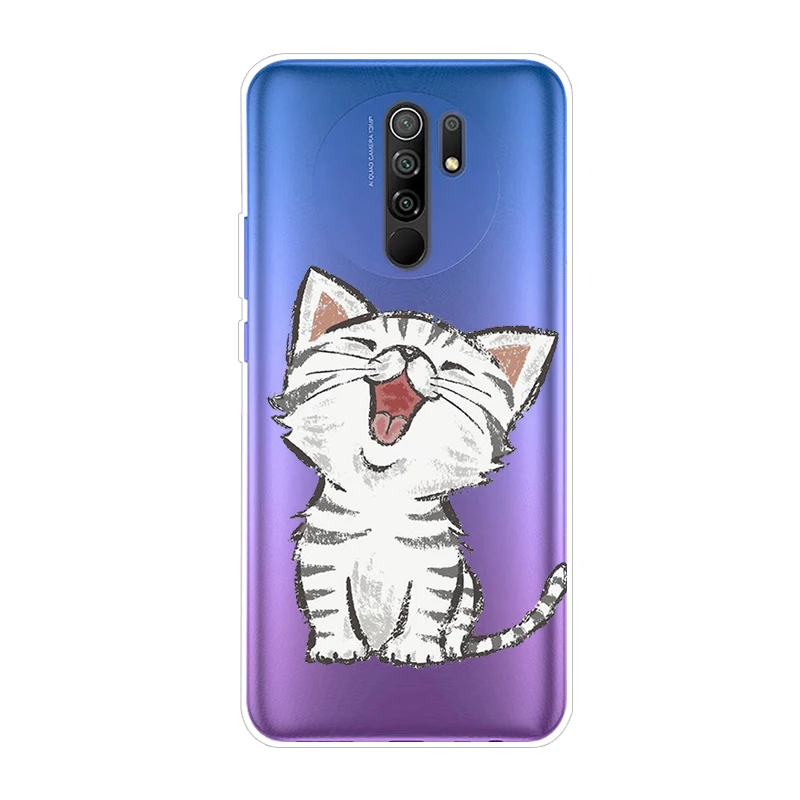 For Coque Redmi 9 Case Transparent Soft TPU silicon Phone Cover For Xiaomi Redmi 9 Case Redmi9 Clear Fundas For Redmi 9 6.53" phone cases for xiaomi Cases For Xiaomi