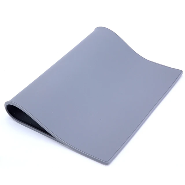 Tappetino Silicone Per Ciotole Cani E Gatti - Antiscivolo E Impermeabile | 45x26 Cm | PVC - Foto 4