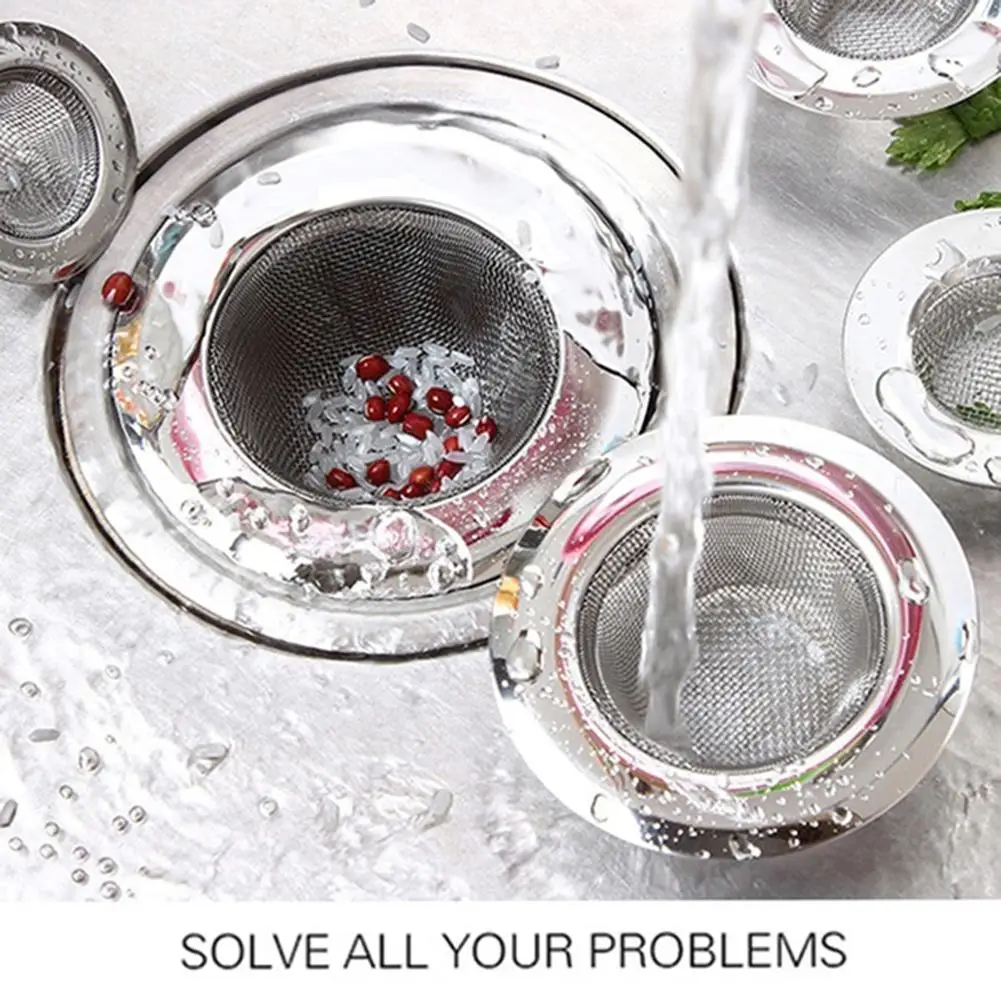 Stainless Steel Kitchen Sewer Sink Drain Strainer Pool Bathtub Anti-clog Filter It can be applied in most standard sinks. | Дом и сад