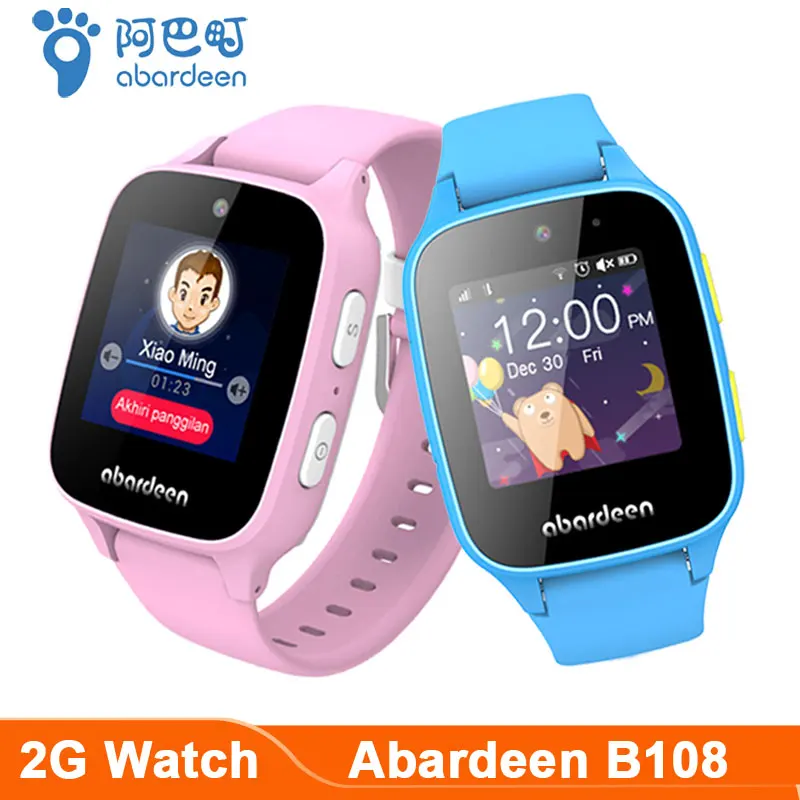 Оригинальный B108 Abardeen умные детские часы с gps сим картой 2G HD Камера