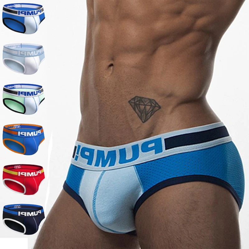 Hot Sale Cotton Satin Sexy Man Underwear Brief Men Underpants Innerwear Gay Panties Jockstrap Men's Briefs Lingerie mens underwear