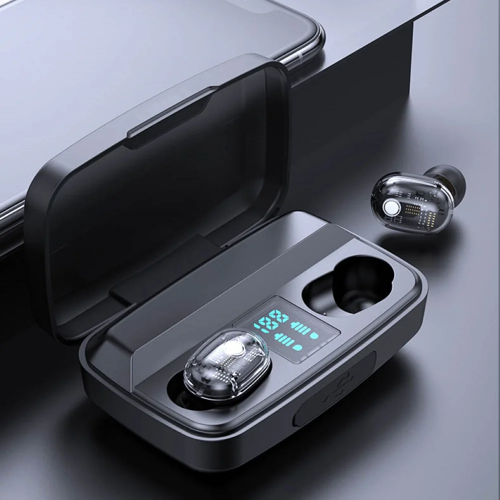 Wireless Headphones Earphones Bluetooth TWS Touch Control With Microphone Sport Headset Noise Cancellation For iPhone Xiaomi