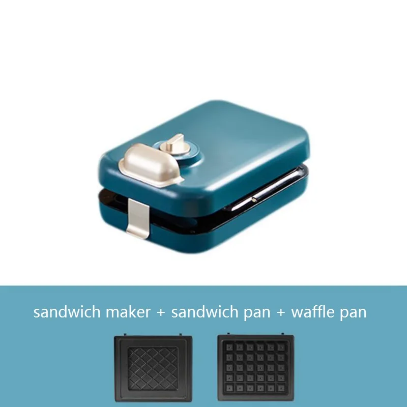220V Electric Sandwich Maker Timed Waffle Maker Toaster Baking Takoyaki Pancake Sandwichera Multifunction Breakfast Machine
